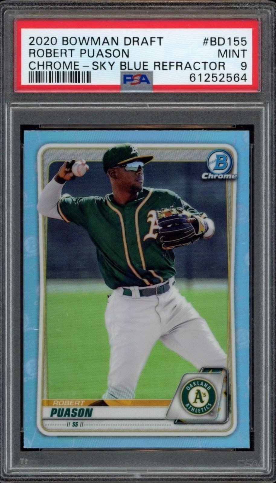 2020 Bowman Draft Robert Puason #BD-155 trading card
