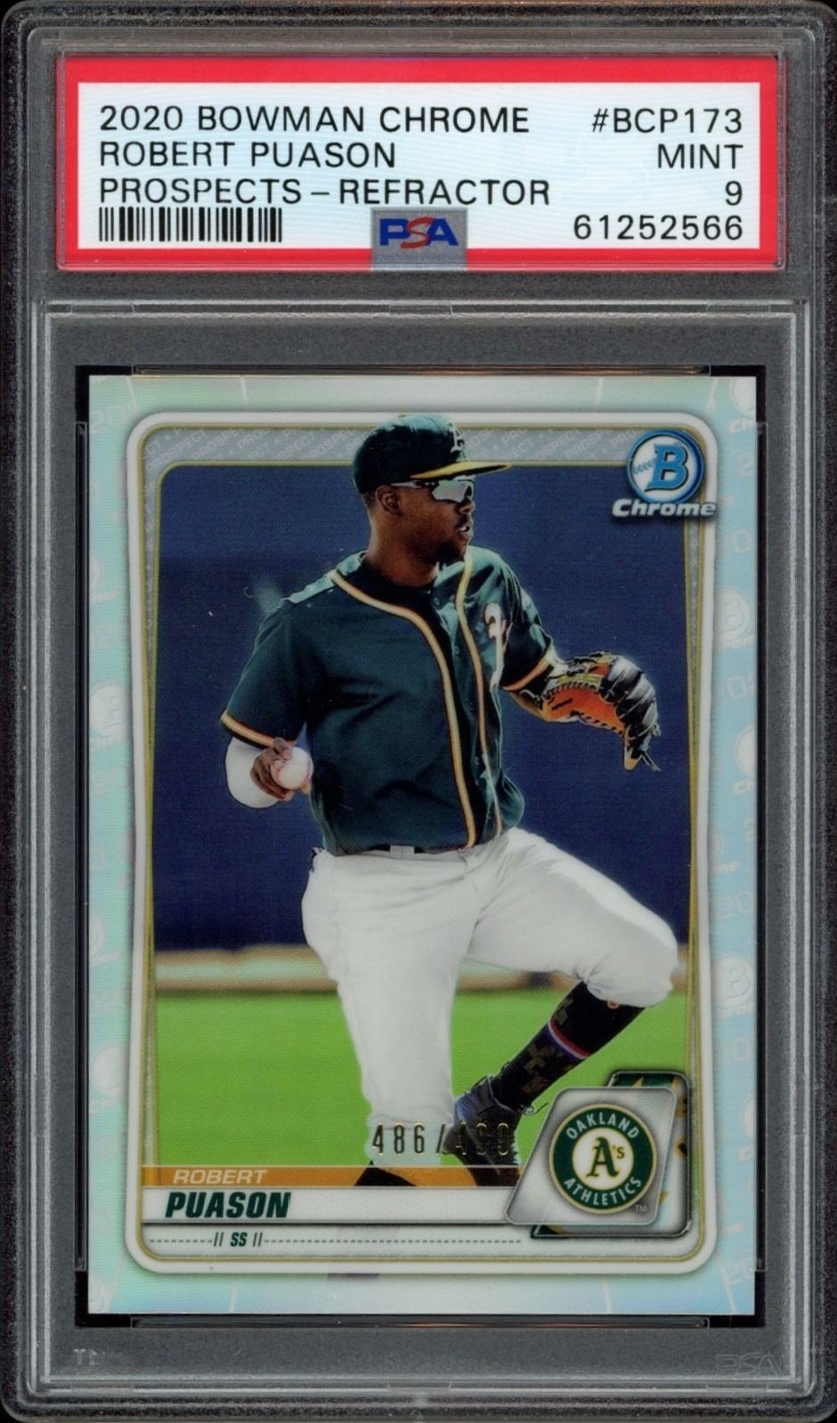 2020 Bowman Chrome Robert Puason #BCP-173 trading card