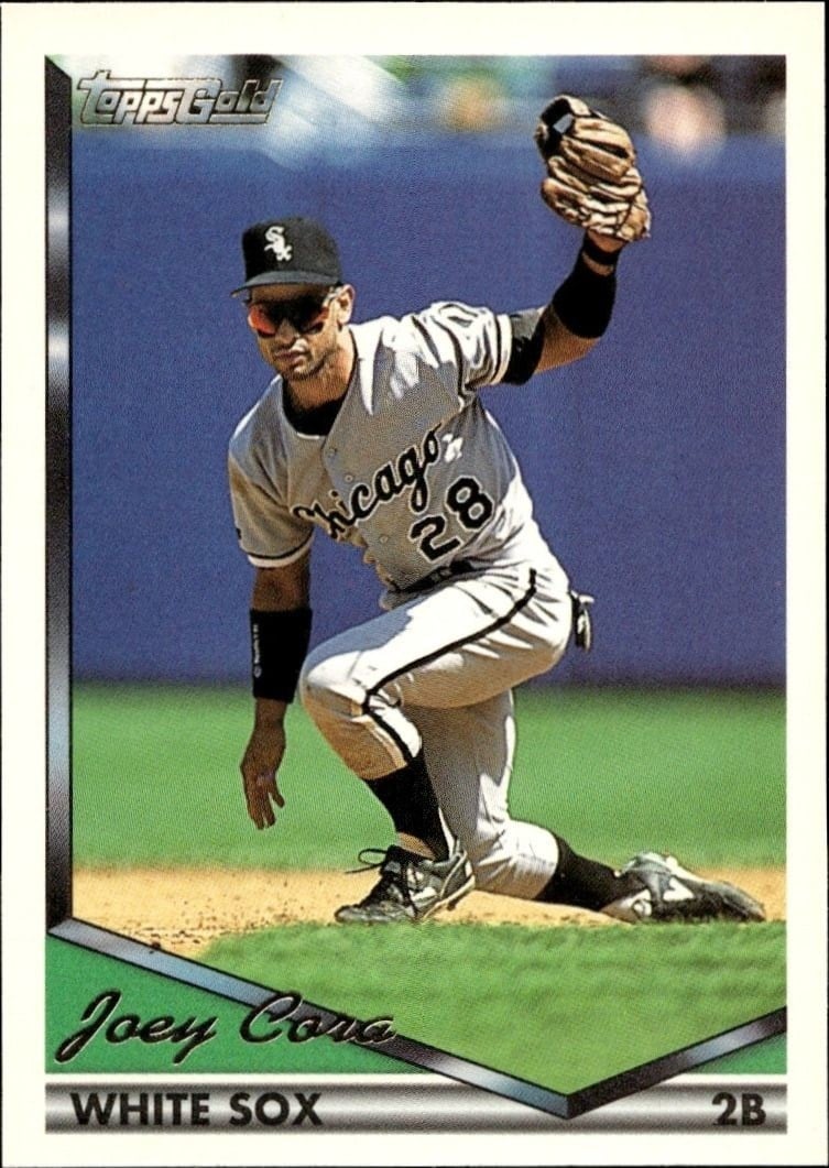 Joey Cora 1994 Topps #478 Baseball Trading Card - Front 1994 Topps Joey Cora #478 baseball trading card front