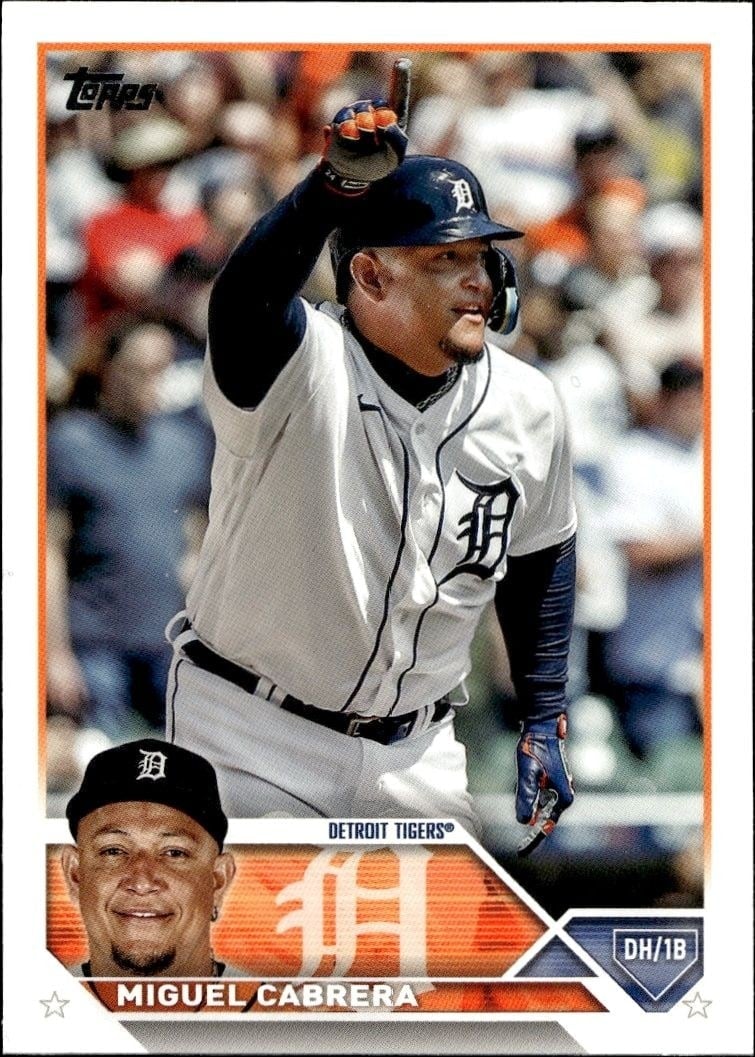 2023 Topps Series 1 Miguel Cabrera #24 trading card