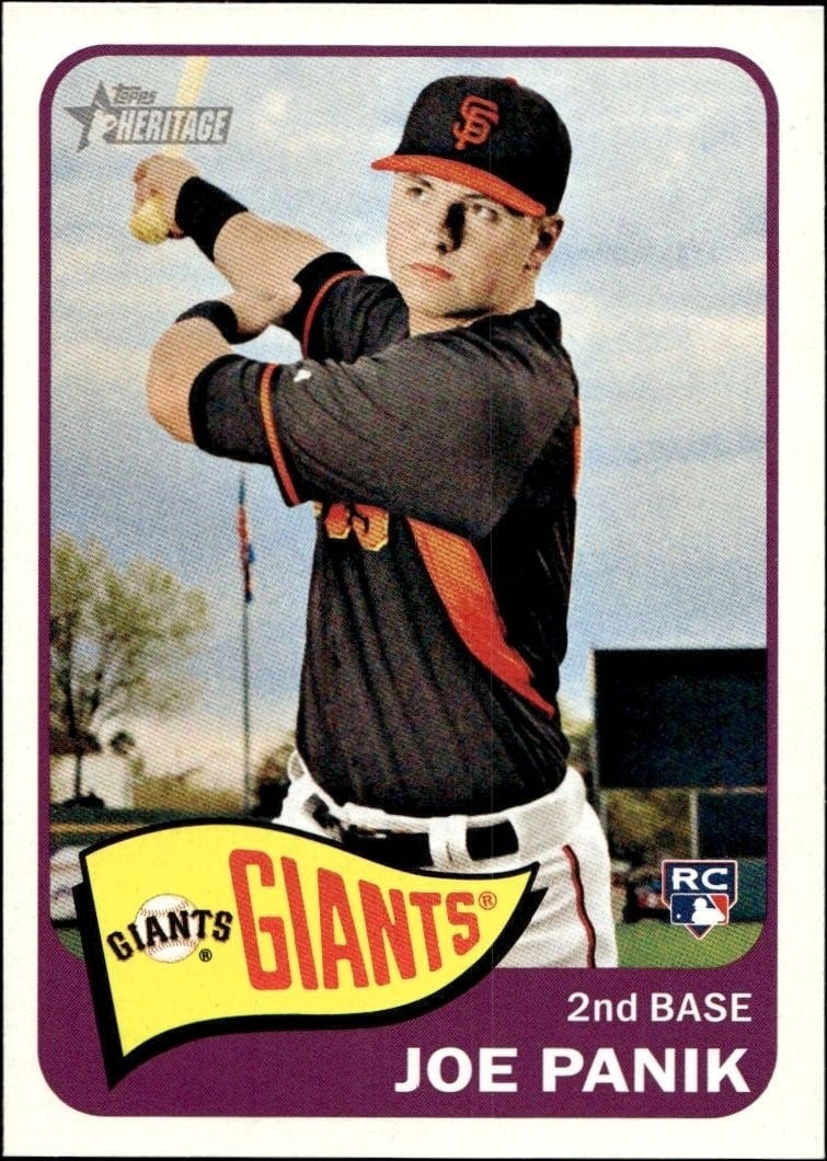 2014 Topps Heritage High Number Joe Panik #H535 trading card