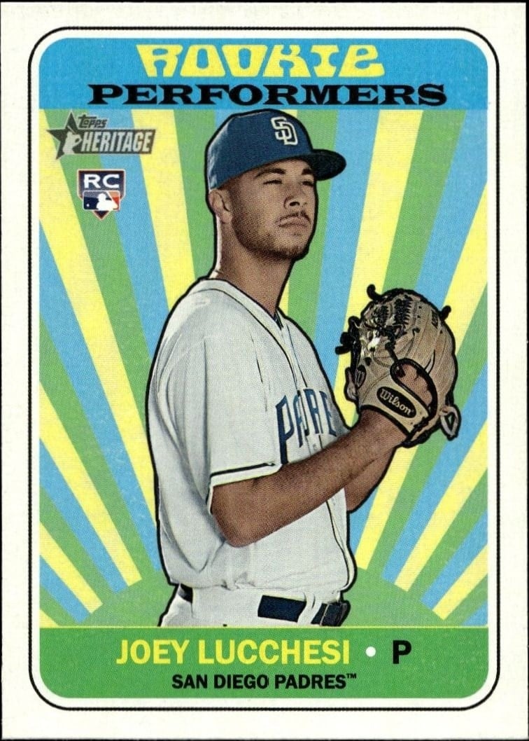 2018 Topps Heritage Joey Lucchesi #RP-JL trading card