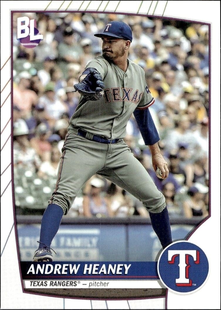 Andrew Heaney 2023 Topps Big League #148 Baseball Trading Card - Front 2023 Topps Big League Andrew Heaney #148 baseball trading card front