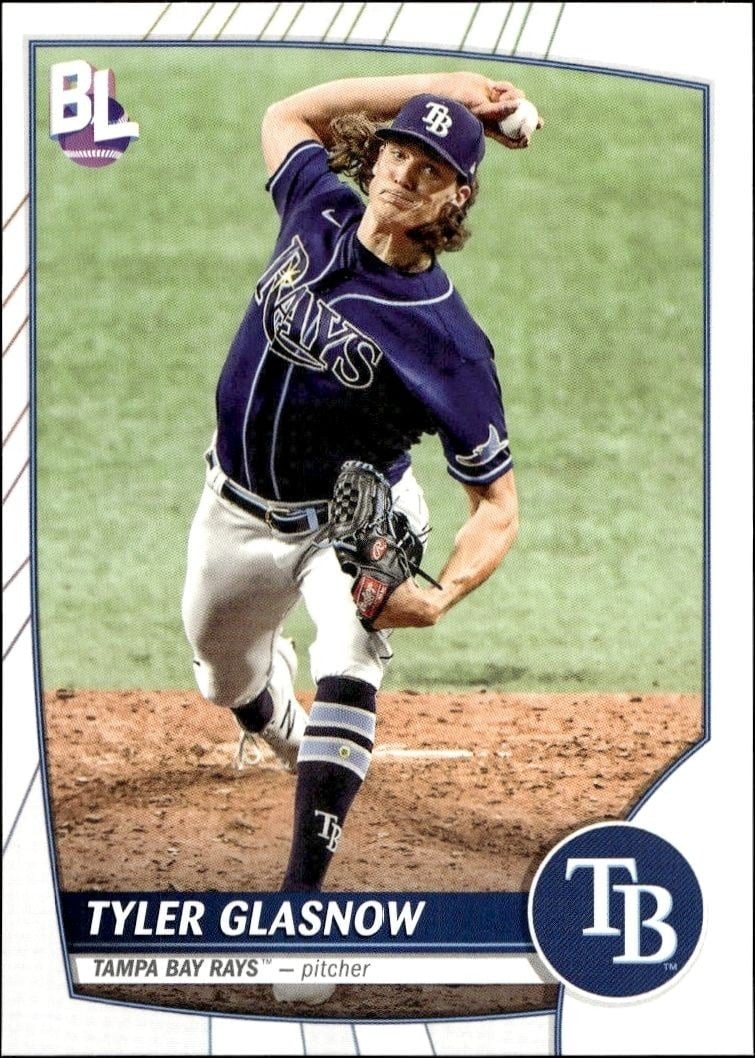 Tyler Glasnow 2023 Topps Big League #79 Baseball Trading Card - Front 2023 Topps Big League Tyler Glasnow #79 baseball trading card front