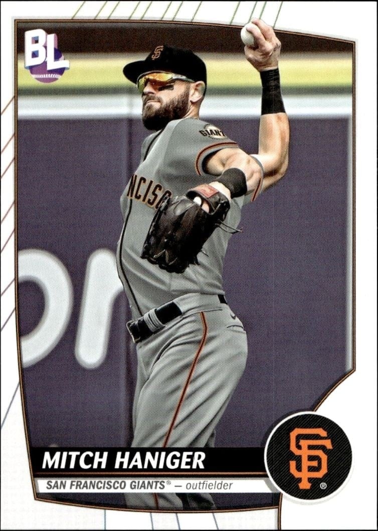 Mitch Haniger 2023 Topps Big League #81 Baseball Trading Card - Front 2023 Topps Big League Mitch Haniger #81 baseball trading card front