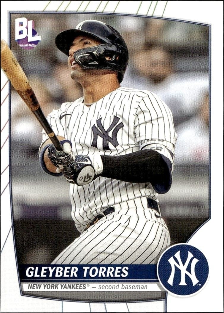 Gleyber Torres 2023 Topps Big League #56 Baseball Trading Card - Front 2023 Topps Big League Gleyber Torres #56 baseball trading card front