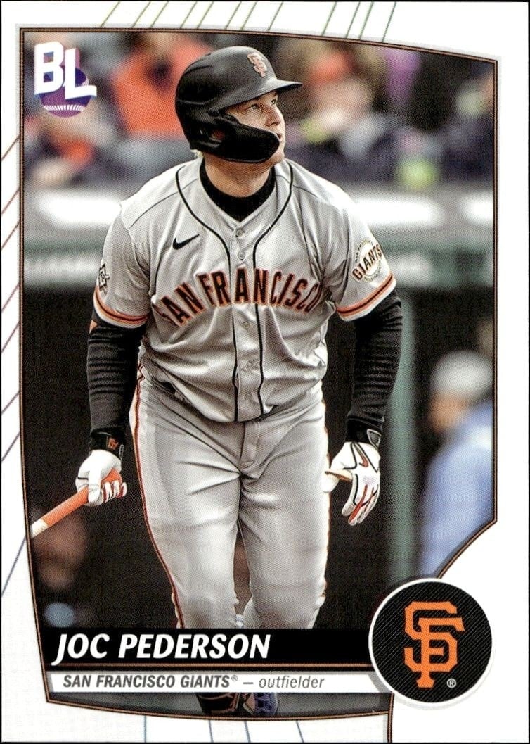 Joc Pederson 2023 Topps Big League #42 Baseball Trading Card - Front 2023 Topps Big League Joc Pederson #42 baseball trading card front