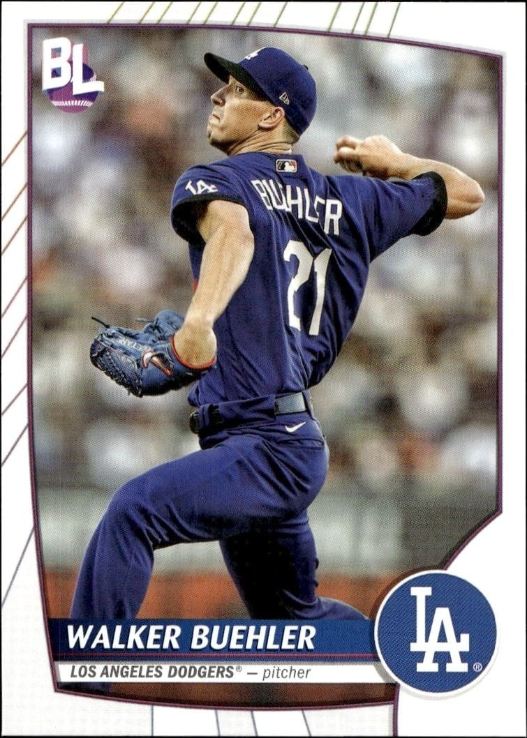 Walker Buehler 2023 Topps Big League #181 Baseball Trading Card - Front 2023 Topps Big League Walker Buehler #181 baseball trading card front