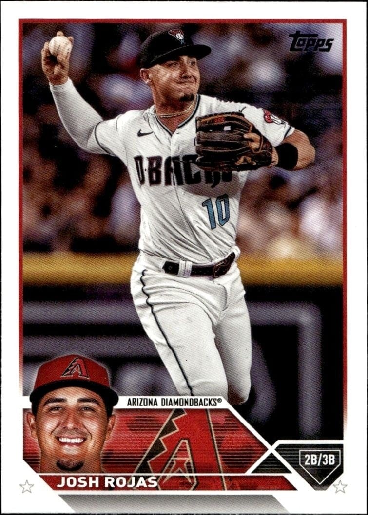 Josh Rojas 2023 Topps #60 Baseball Trading Card - Front 2023 Topps Josh Rojas #60 baseball trading card front