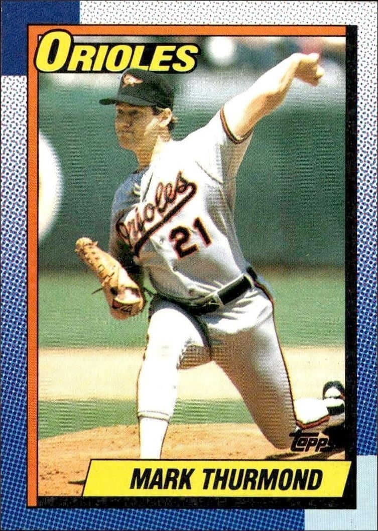 1990 Topps Mark Thurmond #758 trading card