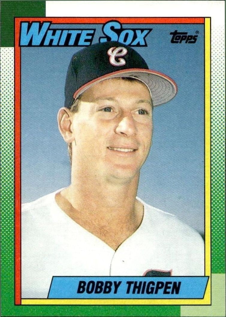 1990 Topps Bobby Thigpen #255 trading card