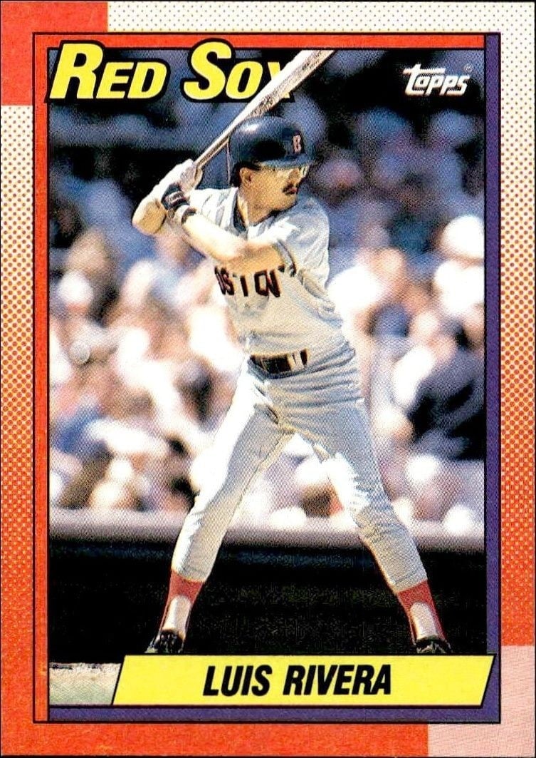 1990 Topps Luis Rivera #601 trading card