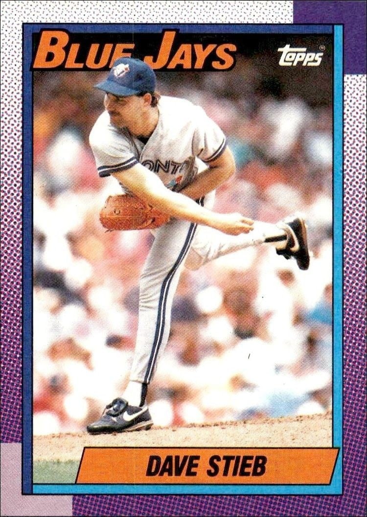 1990 Topps Dave Stieb #320 trading card