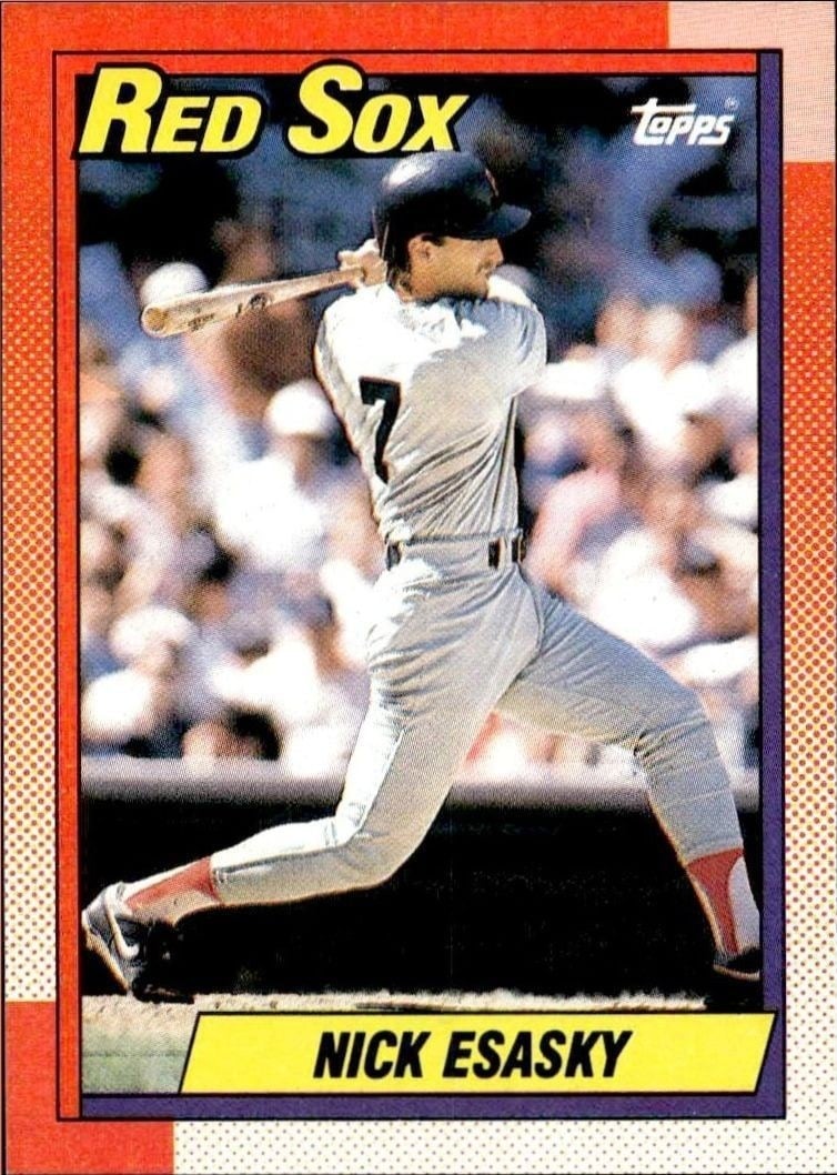 1990 Topps Nick Esasky #206 trading card
