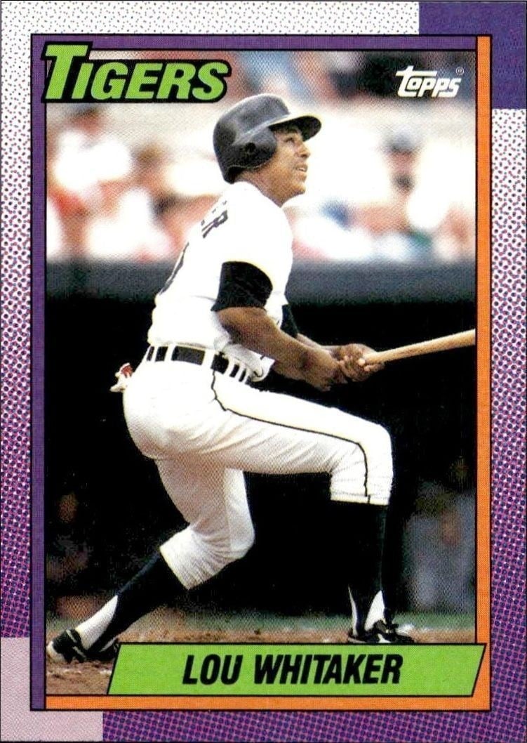 1990 Topps Lou Whitaker #280 trading card
