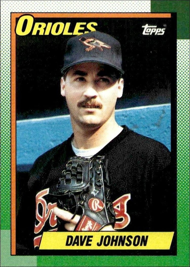 1990 Topps Dave Johnson #416 baseball trading card front