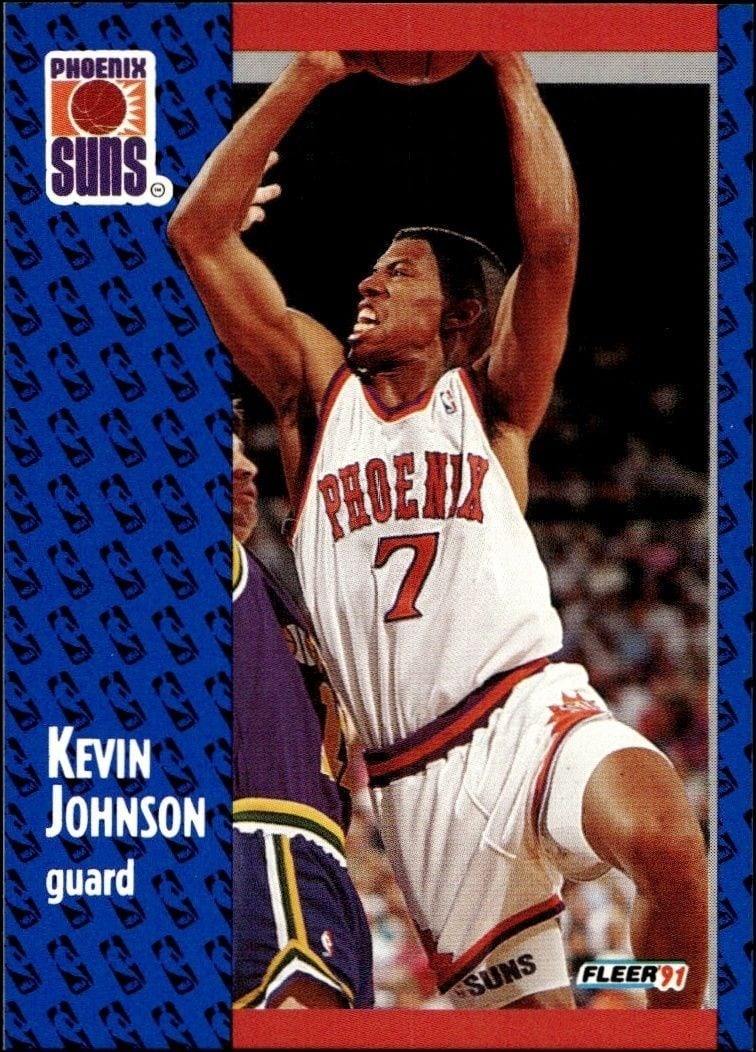 1991-92 Fleer Kevin Johnson #161 trading card