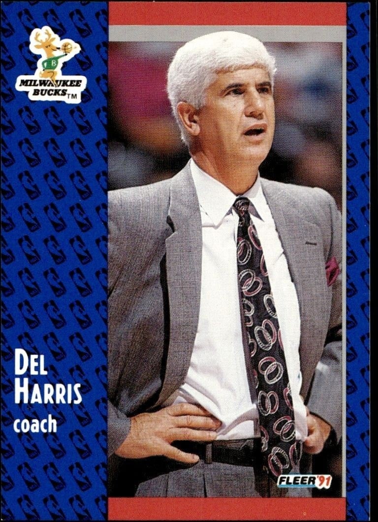 1991-92 Fleer Del Harris #115 trading card