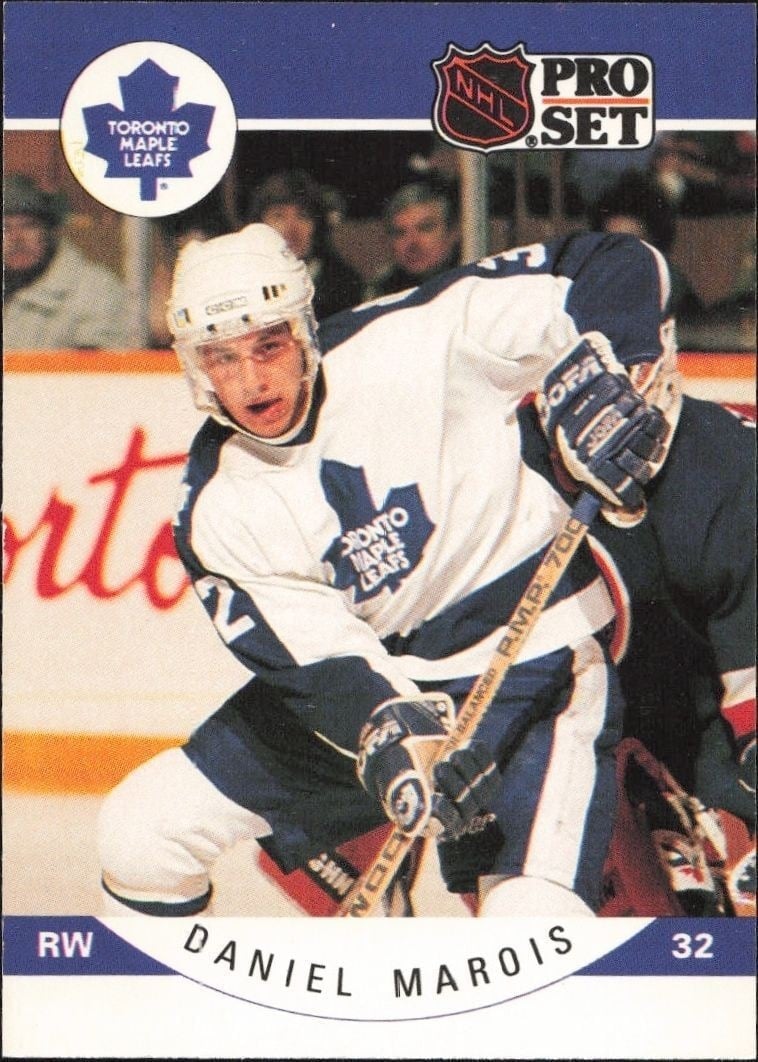 1990-91 Pro-Set NHL Series 1 Daniel Marois #284 trading card