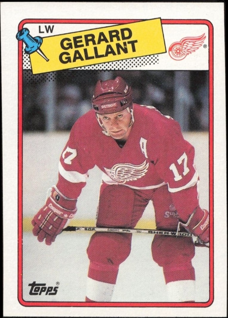 1989-90 Topps Gerard Gallant #12 trading card
