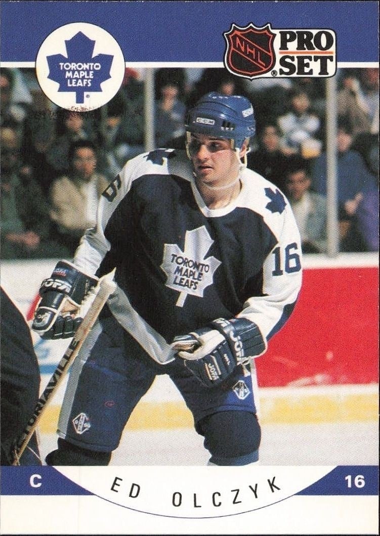 1990-91 Pro-Set NHL Series 1 Ed Olczyk #286 trading card