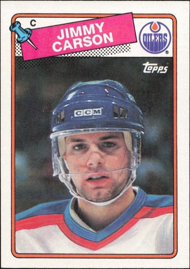 1989-90 Topps Jimmy Carson #9 trading card
