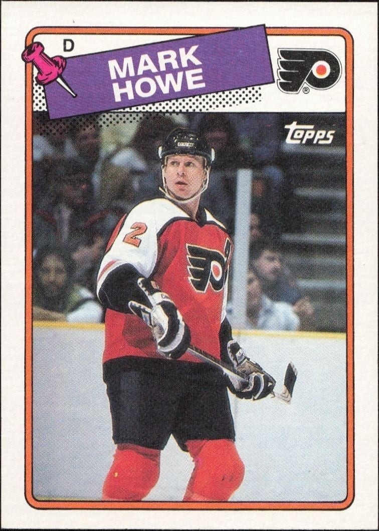 1989-90 Topps Mark Howe #6 trading card