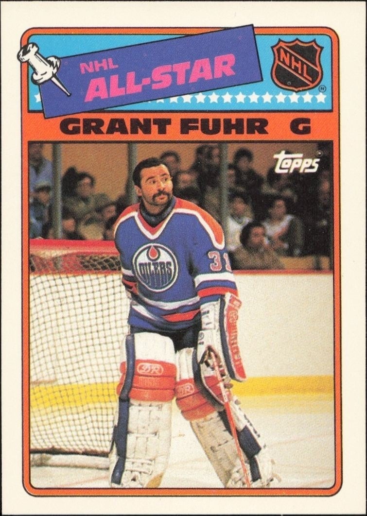 1989-90 Topps Grant Fuhr #6 trading card