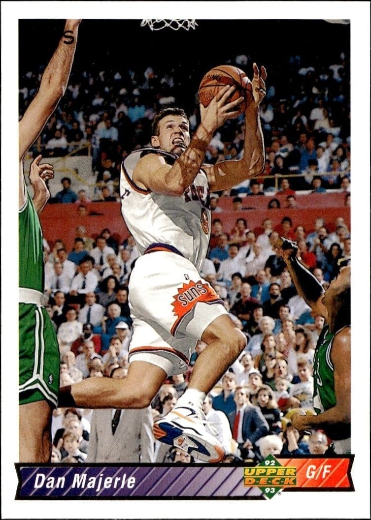 1992-93 Upper-Deck Dan Majerle #177 trading card
