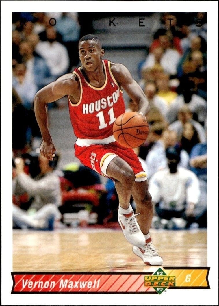 1992-93 Upper-Deck Vernon Maxwell #172 trading card