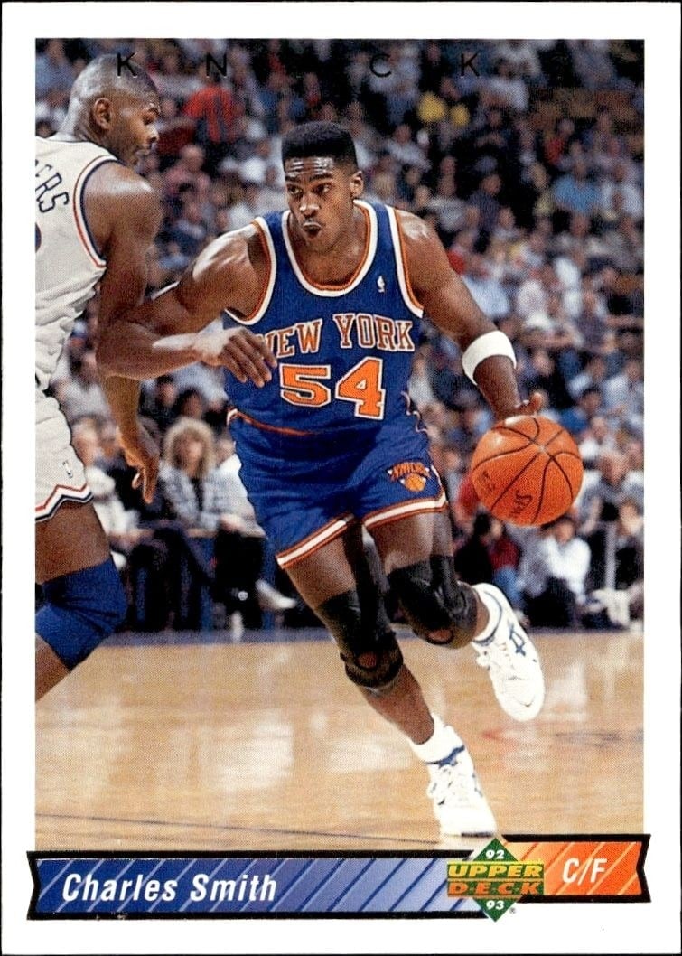 1992-93 Upper-Deck Charles Smith #326 trading card