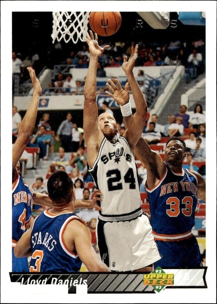 1992-93 Upper-Deck Lloyd Daniels #86 trading card