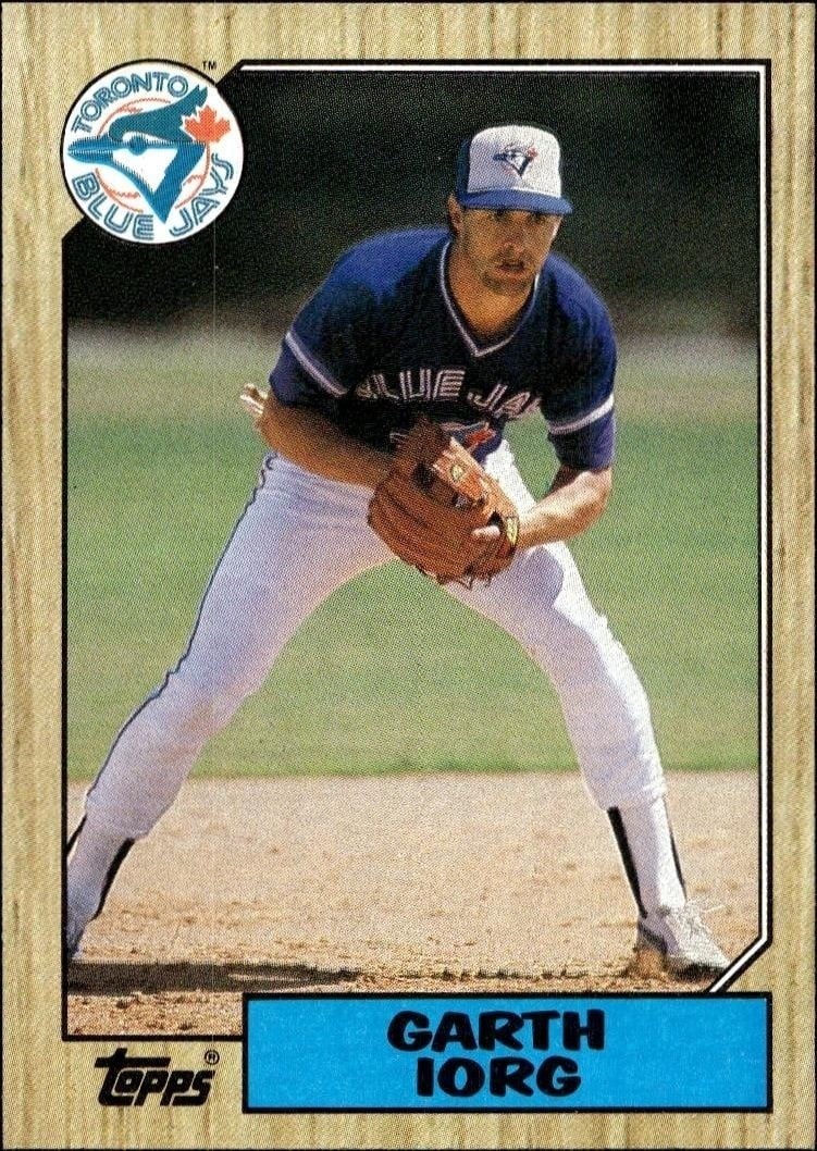 1987 Topps Garth Iorg #751 trading card