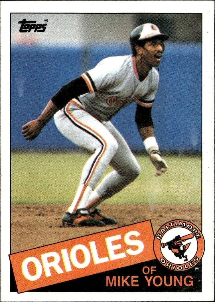 1985 Topps Mike Young #173 trading card