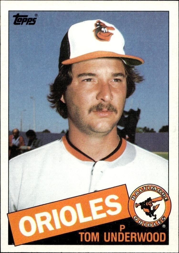 1985 Topps Tom Underwood #289 trading card