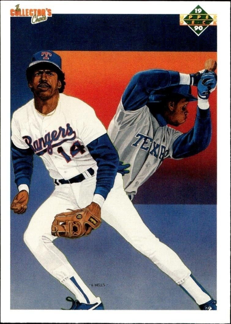1990 Upper-Deck Low Number Julio Franco #82 trading card