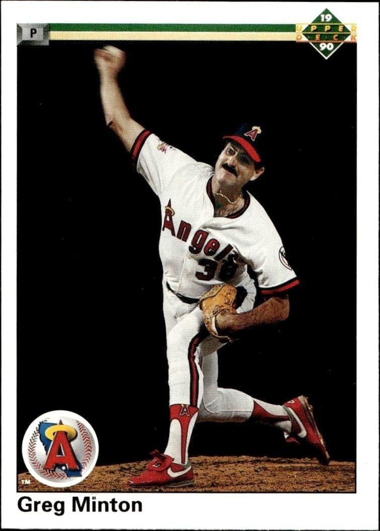 1990 Upper-Deck Low Number Greg Minton #83 trading card