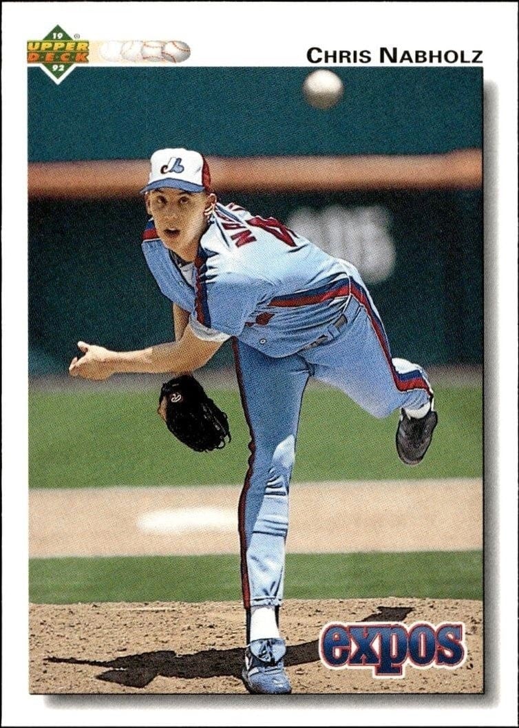 1992 Upper-Deck Low Number Chris Nabholz #579 trading card