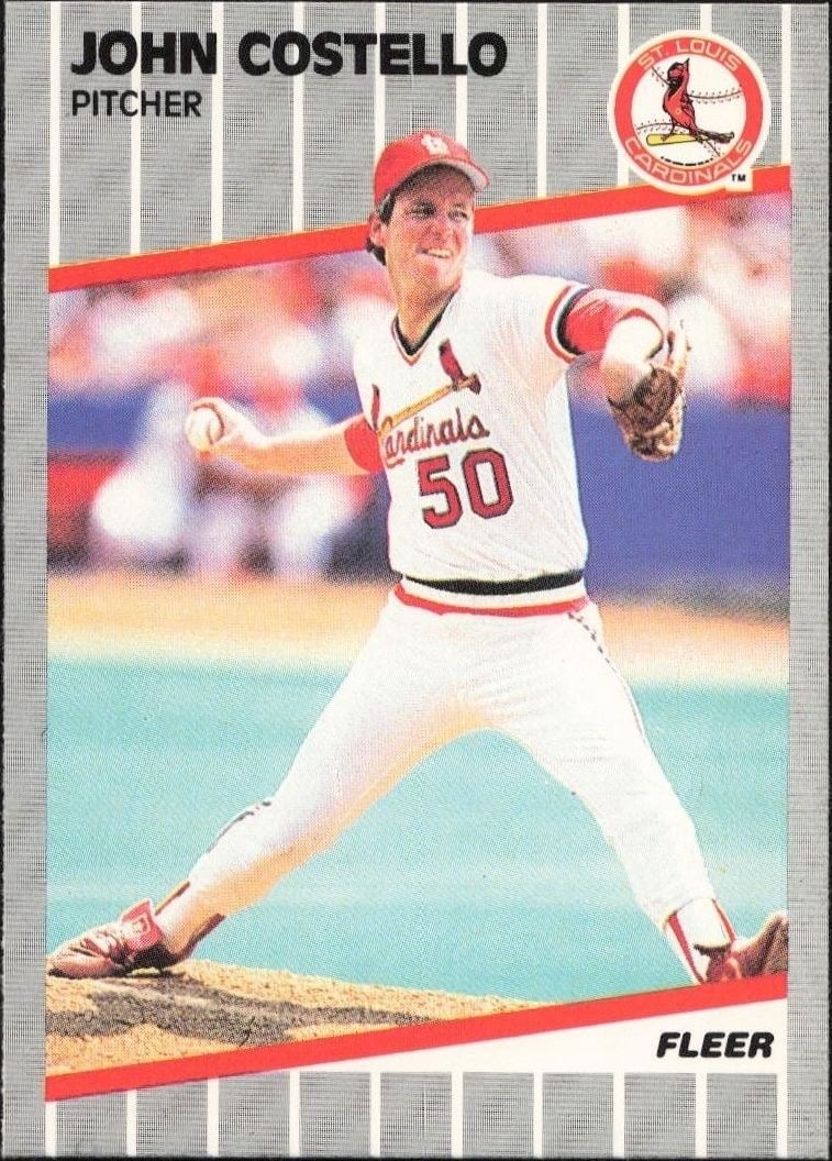 1989 Fleer John Costello #446 trading card