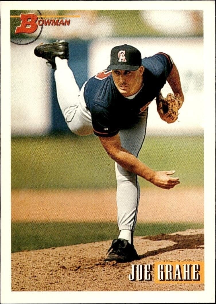 1993 Bowman Joe Grahe #201 trading card