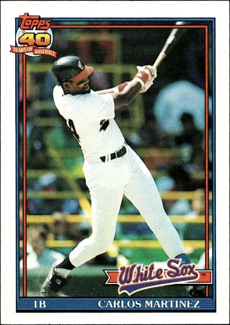 1991 Topps Carlos Martinez #156 trading card