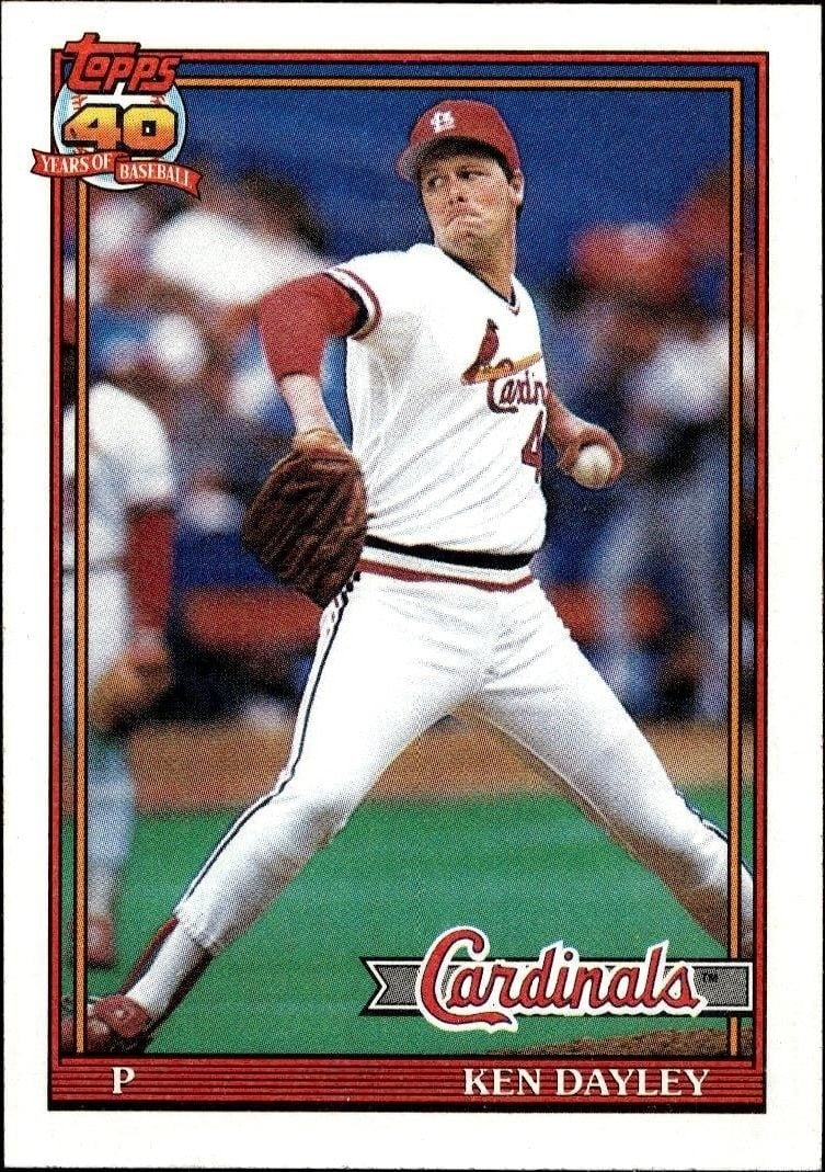 1991 Topps Ken Dayley #41 trading card