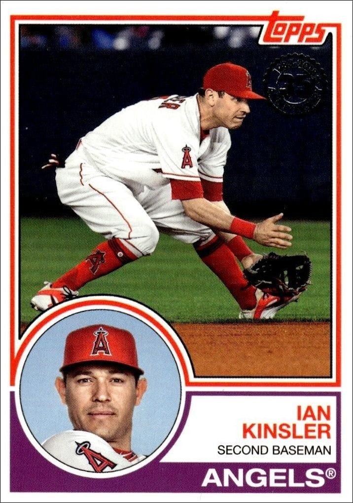 2018 Topps Update Series Ian Kinsler #83-19 trading card