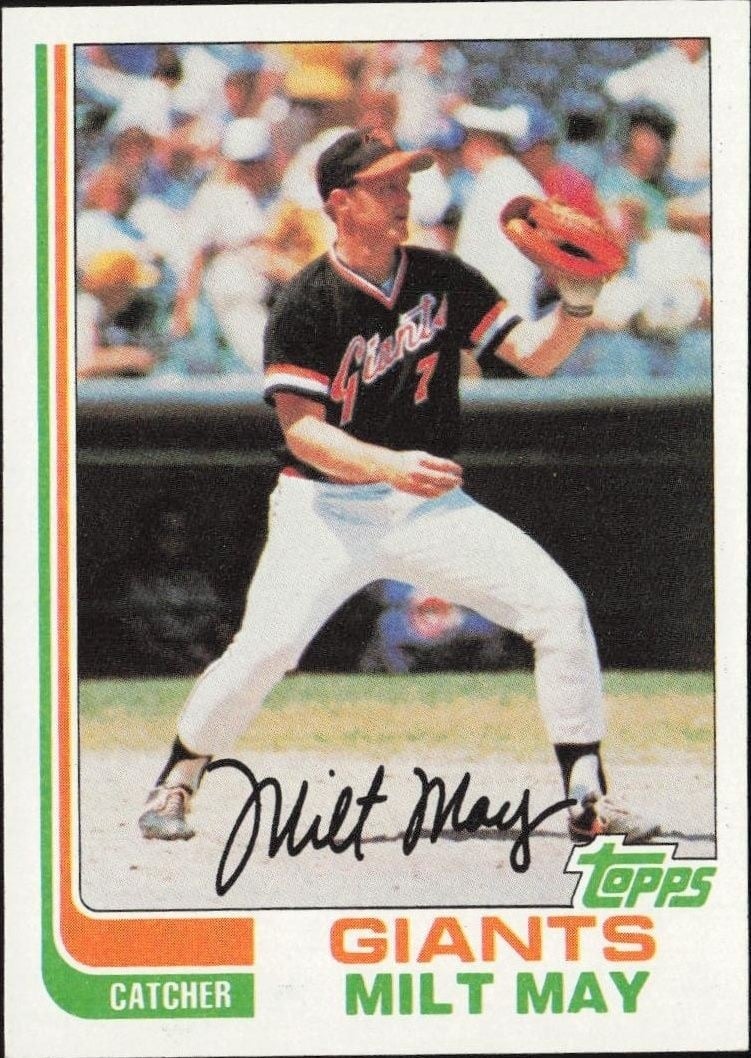 1982 Topps Milt May #242 trading card