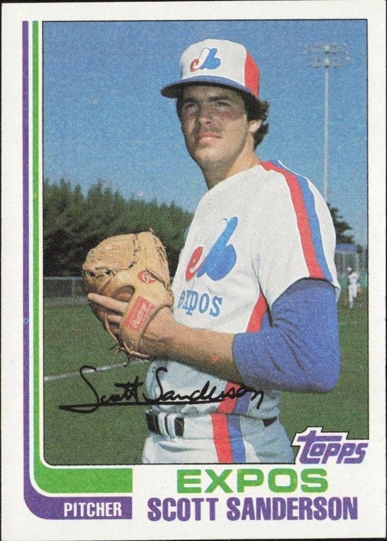 1982 Topps Scott Sanderson #7 trading card