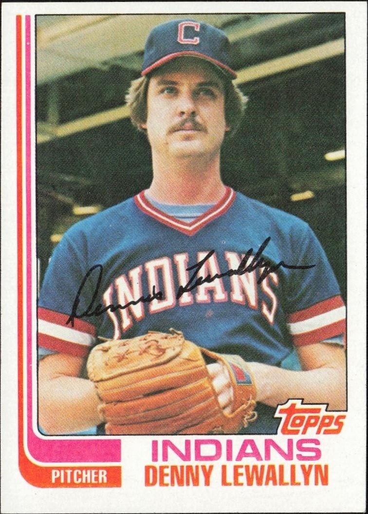1982 Topps Denny Lewallyn #356 trading card