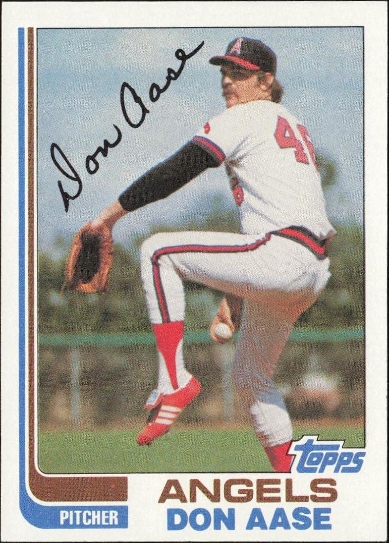 1982 Topps Don Aase #199 trading card