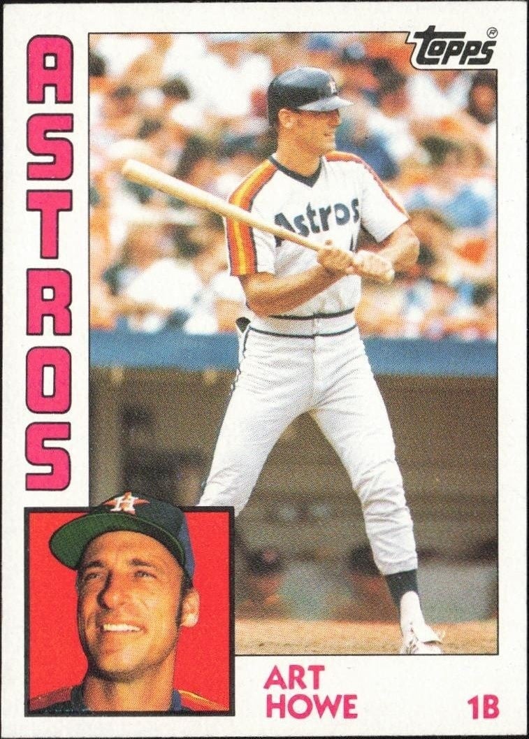 1984 Topps Art Howe #679 trading card