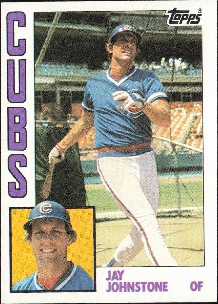 1984 Topps Jay Johnstone #249 trading card