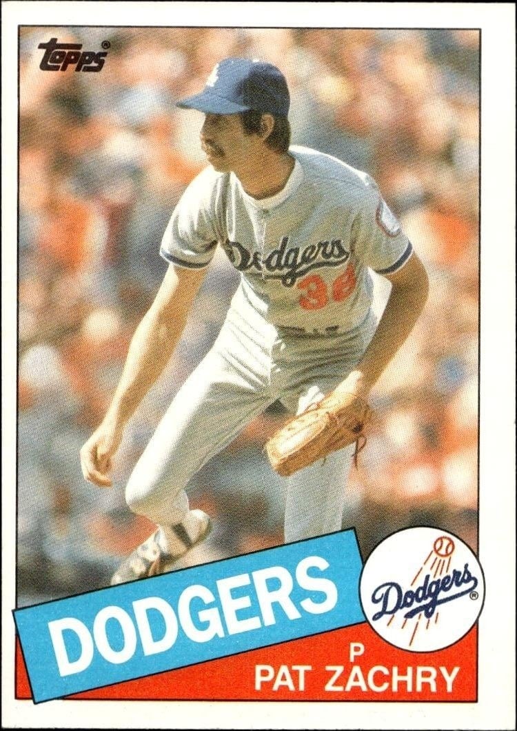 1985 Topps Pat Zachry #57 trading card